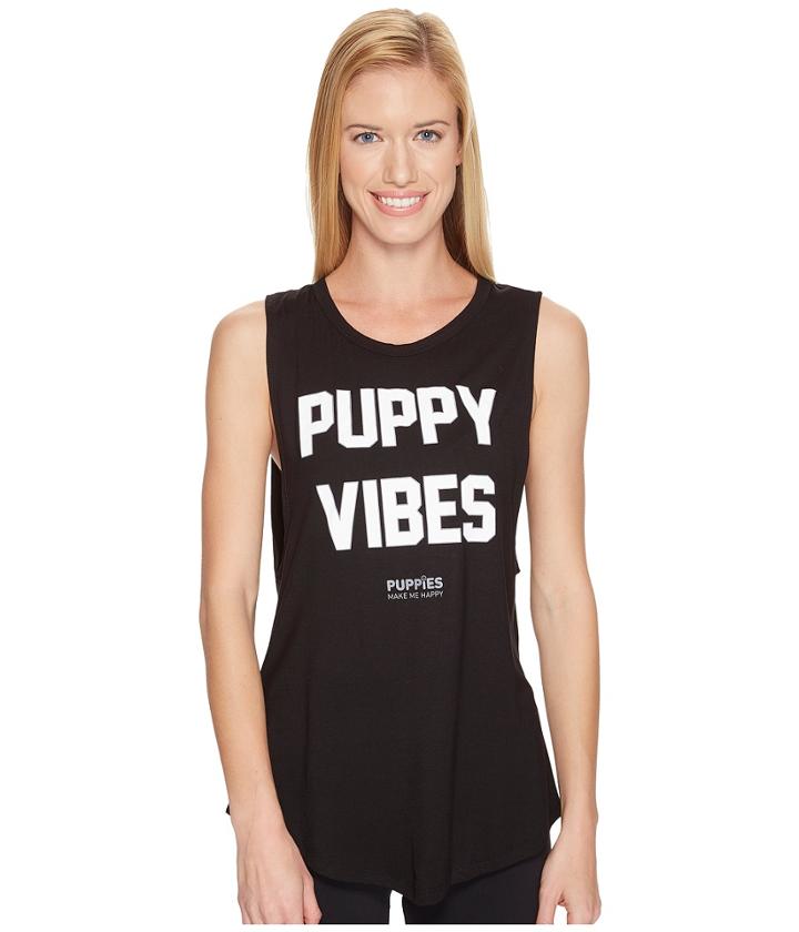 Puppies Make Me Happy - Puppy Vibes - Sleeveless