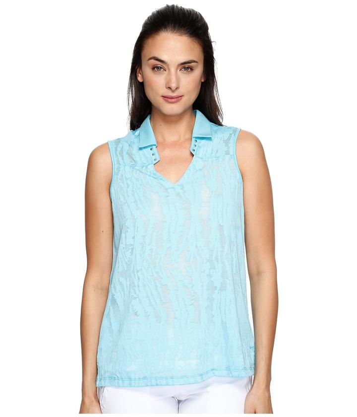 Jamie Sadock - Sleeveless Burnout Top With Lining