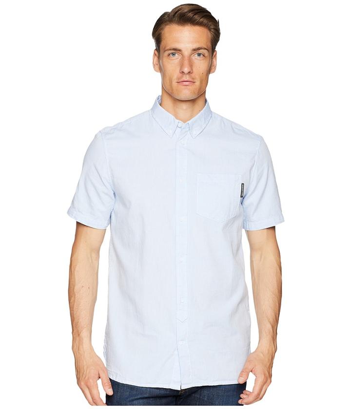Dc - Classic Oxford Light Short Sleeve Woven Top