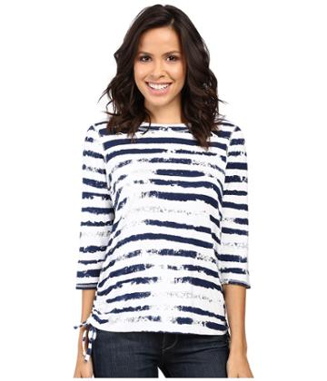 Fdj French Dressing Jeans - Cloud Stripe Top