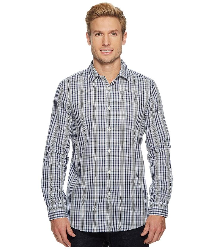 Perry Ellis - Slim Multi-cross Check Shirt