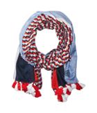 Tory Burch - Windsurf Color Block Logo Oblong Scarf