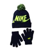Nike Kids - Swoosh Pom Beanie Gloves Set