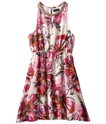 Marciano Kids - Lola Printed Dress W/ Braid Det