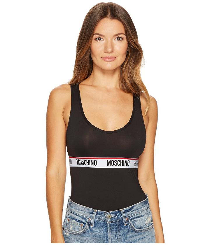 Moschino - Basic Microfiber Moschino Banding Bodysuit