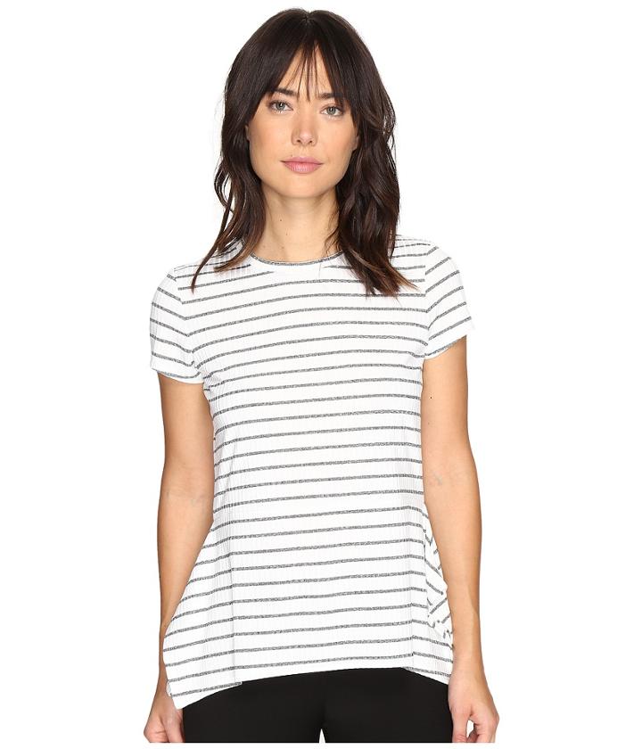 Ivanka Trump - Striped Peplum Top