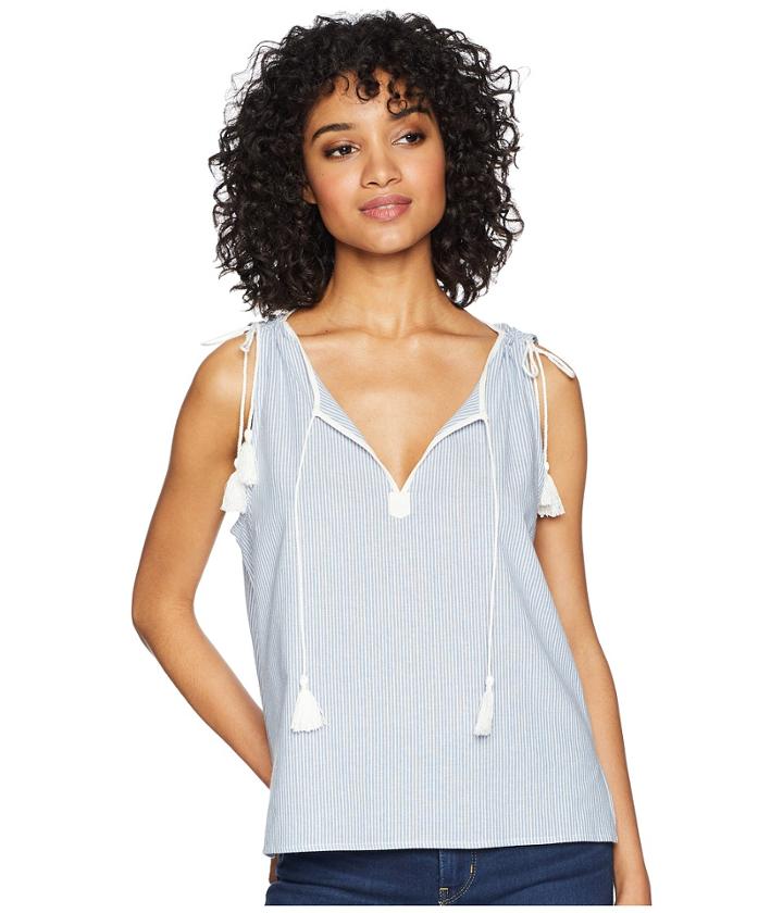 Jack By Bb Dakota - Arabella Stripe Top With Drawstring Shoulder
