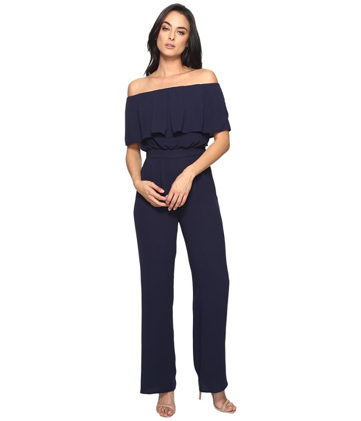 Vince Camuto - Moss Crepe Off The Shoulder Jumpsuit