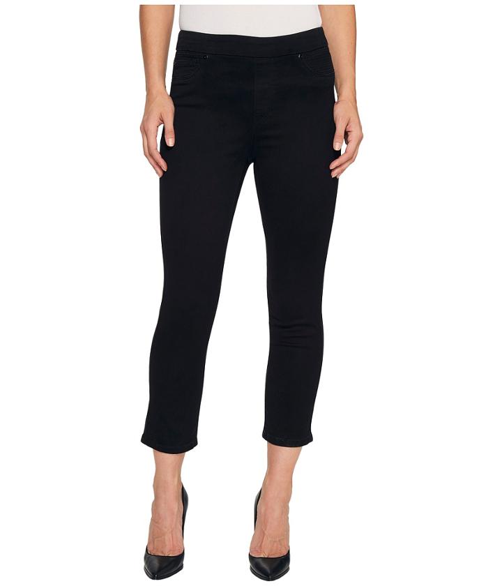 Tribal - Pull-on 25 Dream Jeans Capris In Black