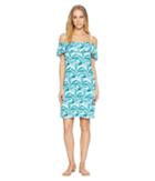 Tommy Bahama - Among Fronds Ruffle Spa Dress Cover-up