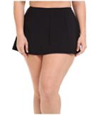 Michael Michael Kors - Logo Solids Skirted Bottom Plus