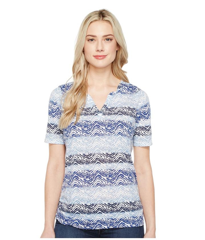 Fdj French Dressing Jeans - Horizontal Chevron Top