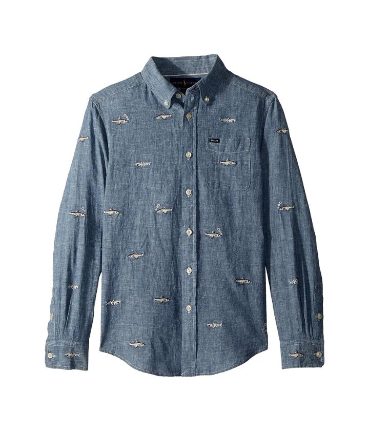 Polo Ralph Lauren Kids - Linen-cotton Chambray Shirt