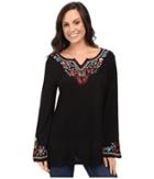 Scully - Honey Creek Cartrina Embroidered Trim Tunic