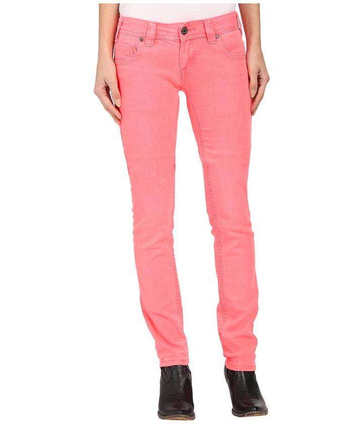 Rock And Roll Cowgirl - Low Rise Skinny In Hot Pink W0s6446