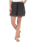 Bobeau - Rosie Embroidered Shorts
