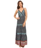 Brigitte Bailey - Merrin Overlap Strappy Maxi Dress With Lace Detail