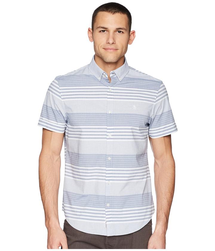Original Penguin - Short Sleeve Stripe On Stretch