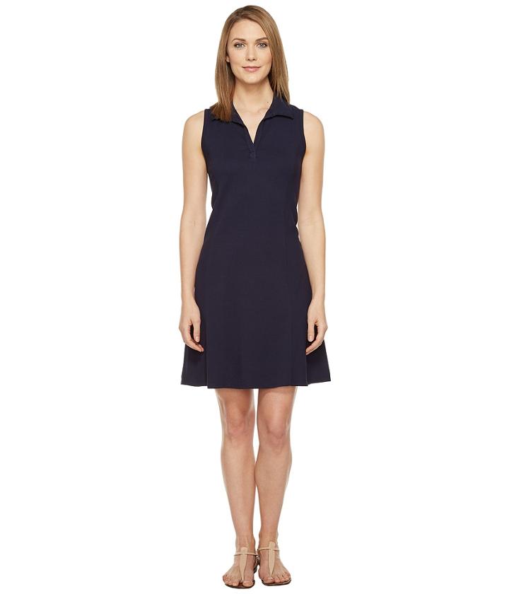 Three Dots - Sleeveless Polo Dress