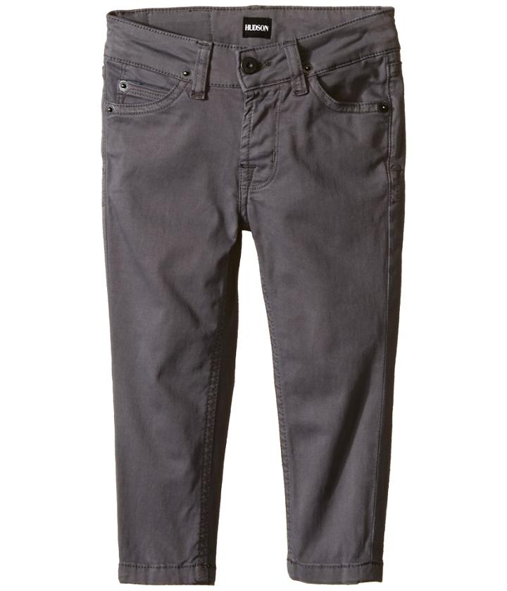 Hudson Kids - Jagger Twill Pants In Mid Grey