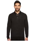 Calvin Klein - Merino Textured Tweed 1/4 Zip Sweater