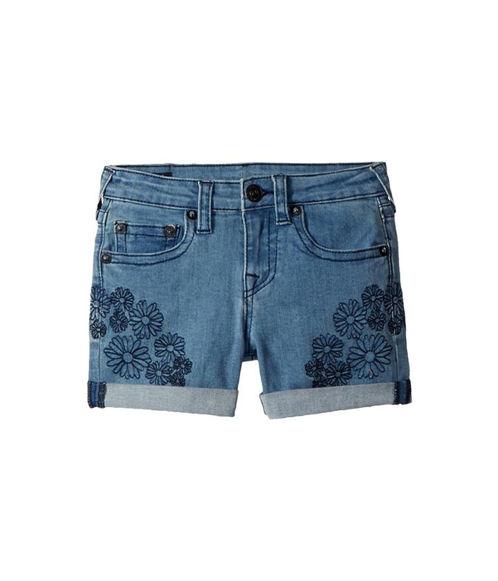 True Religion Kids - Bobby Embroidered In Daisy Blue