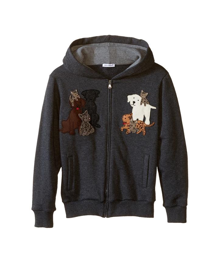 Dolce &amp; Gabbana Kids - Patch Canine Family Hoodie