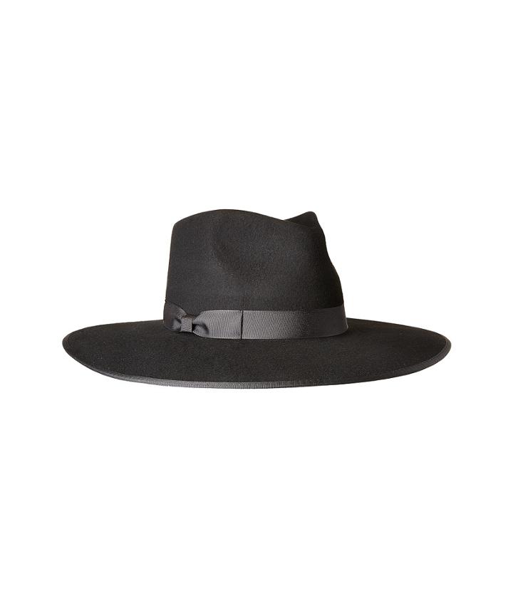 Lack Of Color - Noir Rancher Wool Felt Fedora