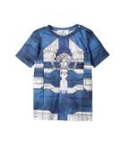 Versace Kids - Short Sleeve Medusa Logo Graphic T-shirt