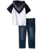 True Religion Kids - Branded Raglan Tee Three-piece Set