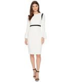 Calvin Klein - Bell Sleeve Sheath With Piping Cd7c11ev