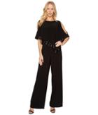 Adrianna Papell - Matte Jersey Capelet Jumpsuit