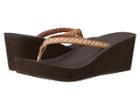 Sanuk - Yoga Braided Wedge Metallic