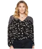 Lucky Brand - Plus Size Bouquet Mix Print Top