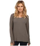 Michael Stars - Madison Brushed Jersey Long Sleeve W/ Thumbholes