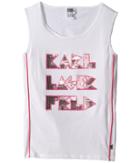 Karl Lagerfeld Kids - Tank Top W/ Contrast Piping Sequin Graphics