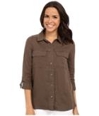Kut From The Kloth - Elva Long Sleeve Button Up Top