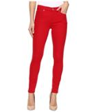 7 For All Mankind - The Ankle Skinny W/ Contour Waist Band In Fruit Punch