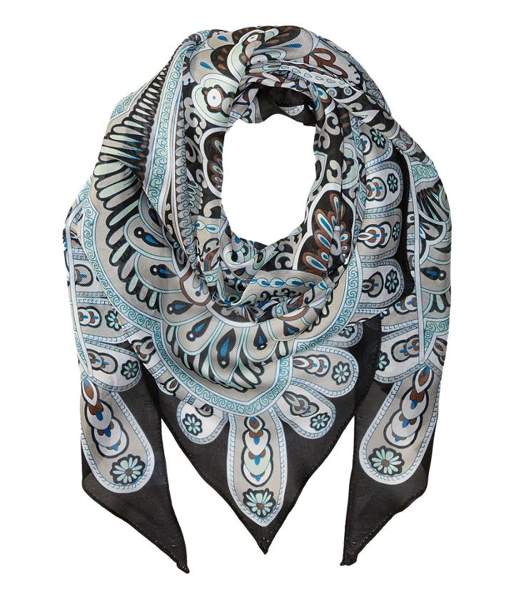 Echo Design - Baracoa Silk Triangle Scarf