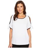 Tribal - Open Shoulder Top With Tie