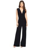 Kamalikulture By Norma Kamali - Sleeveless V-neck Shirred Waist Jumpsuit