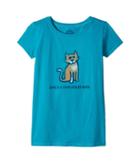 Life Is Good Kids - Four Legged Word Cat Crusher Tee