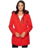 Calvin Klein - Softshell With Sherpa Lining And Detachable Fur Trimmed Hood