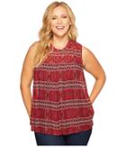 Lucky Brand - Plus Size Tucked Tank Top