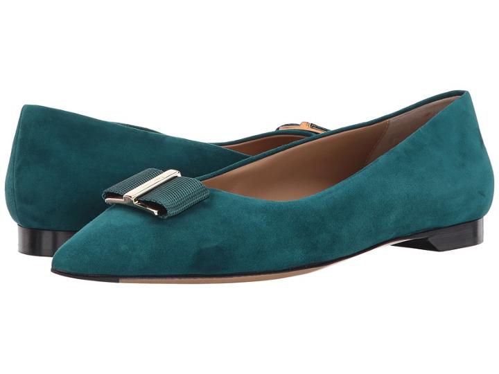 Salvatore Ferragamo - Suede Ballerina Flat