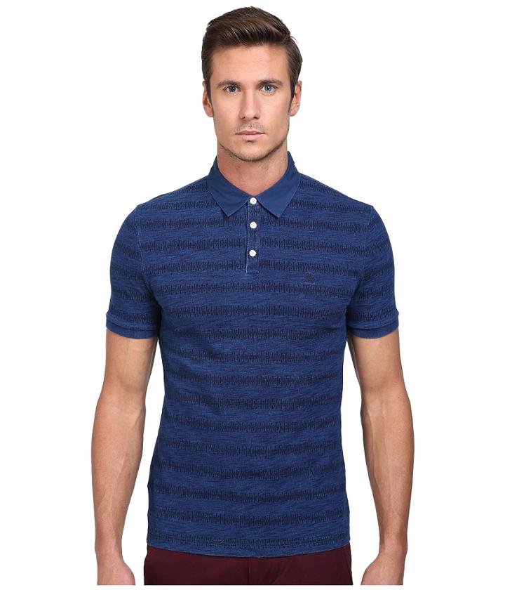 Original Penguin - Indigo Printed Polo