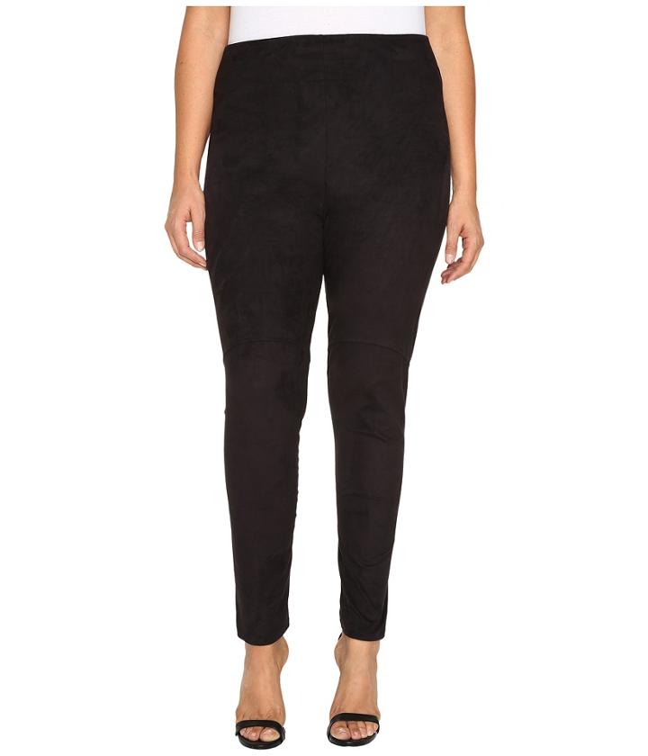 Lysse - Plus Size High Waist Suede Leggings