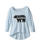 The Original Retro Brand Kids - California 3/4 Tri-blend Dolman Tee