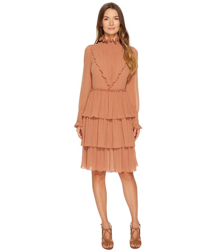 See By Chloe - Plisse Georgette Dress