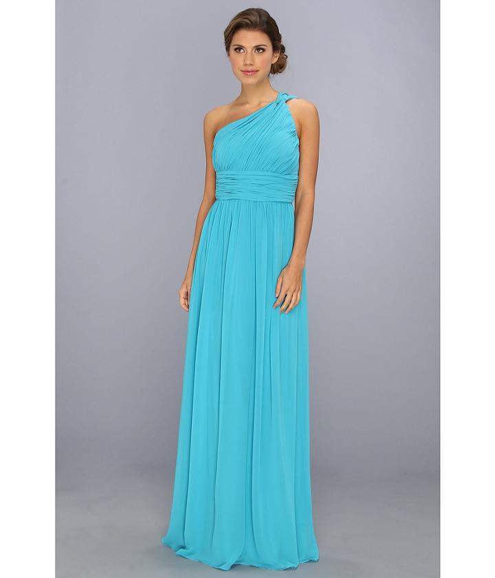 Donna Morgan - One Shoulder Strapless Gown - Rachel